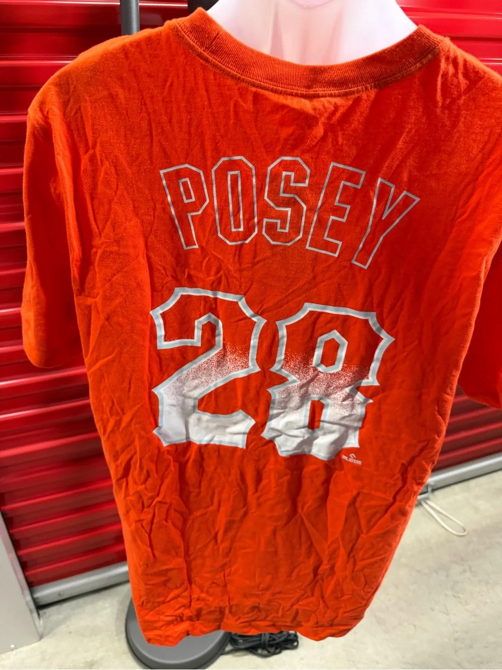 Men's SF Giants Orange Graphic Short-Sleeve T-Shirt